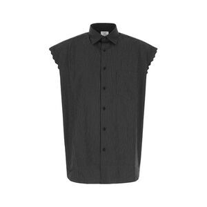 Vetements Men Ribbed Poplin Shirt